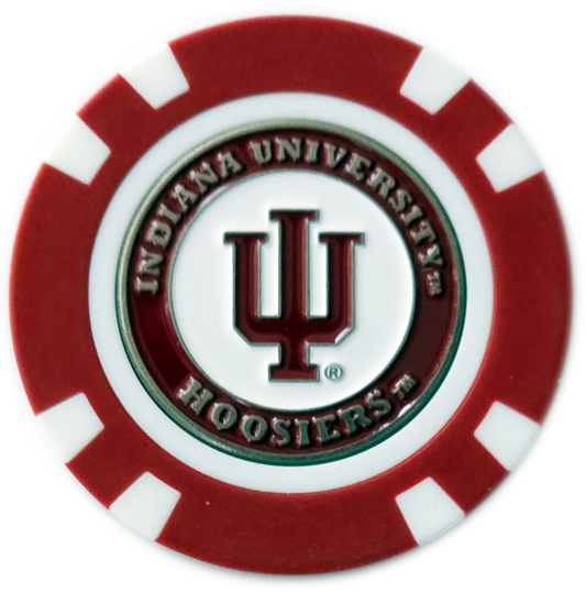 Officially Licensed Indiana Hoosiers Poker Chip Ball Marker