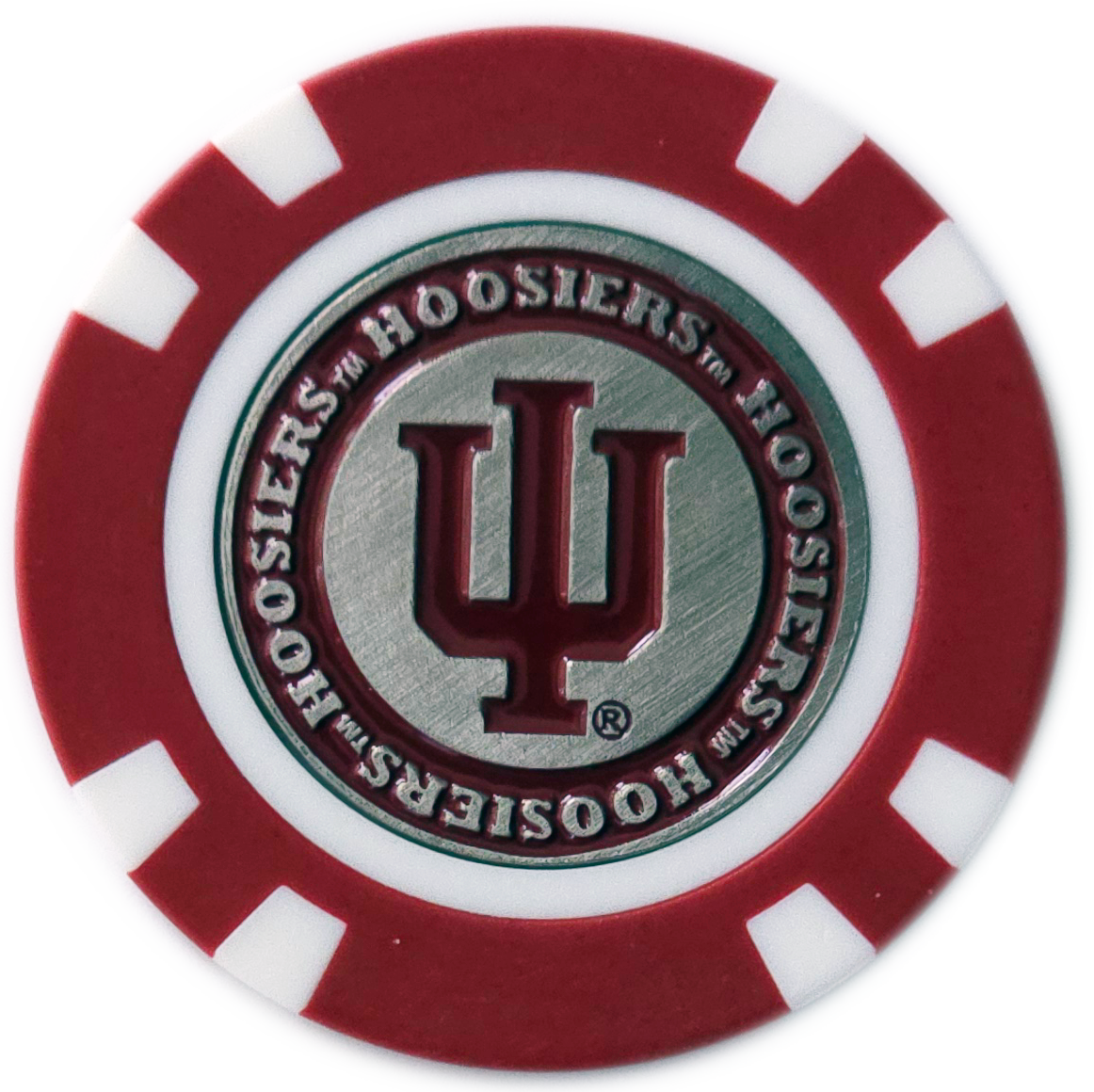 Officially Licensed Indiana Hoosiers Poker Chip Ball Marker