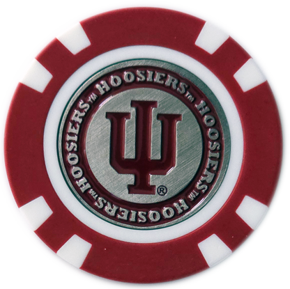 Officially Licensed Indiana Hoosiers Poker Chip Ball Marker