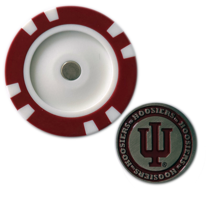 Officially Licensed Indiana Hoosiers Poker Chip Ball Marker