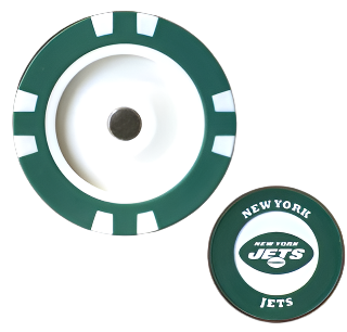 Officially Licensed New York Jets Poker Chip Ball Marker