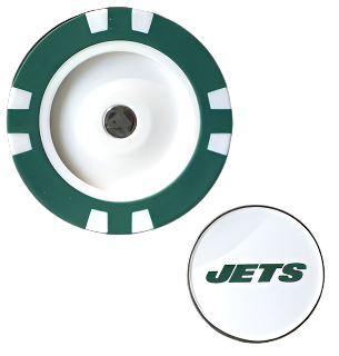 Officially Licensed New York Jets Poker Chip Ball Marker