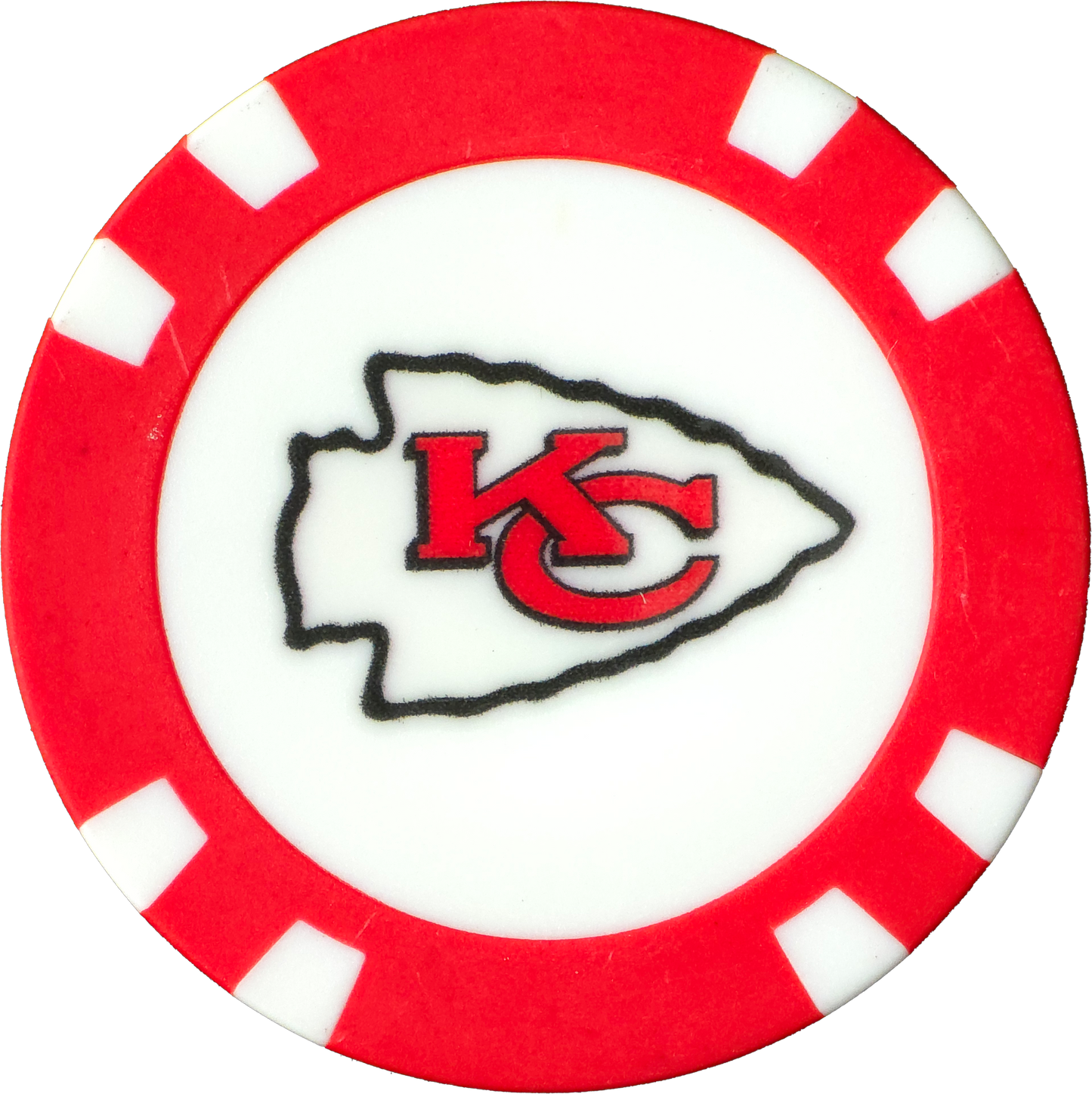 Officially Licensed Kansas City Chiefs Poker Chip Ball Marker