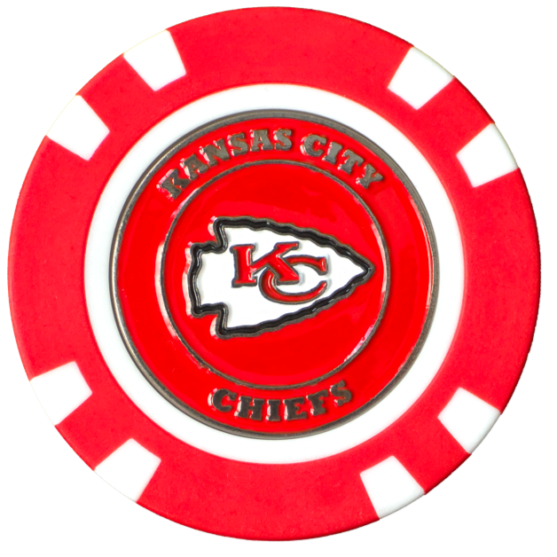 Officially Licensed Kansas City Chiefs Poker Chip Ball Marker