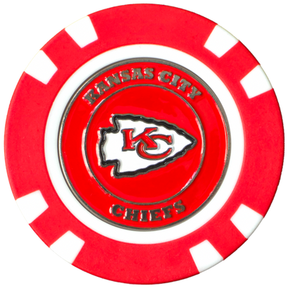 Officially Licensed Kansas City Chiefs Poker Chip Ball Marker