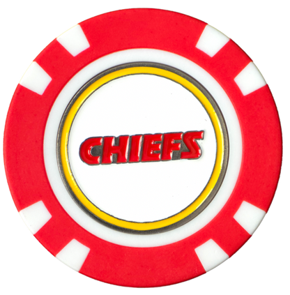 Officially Licensed Kansas City Chiefs Poker Chip Ball Marker