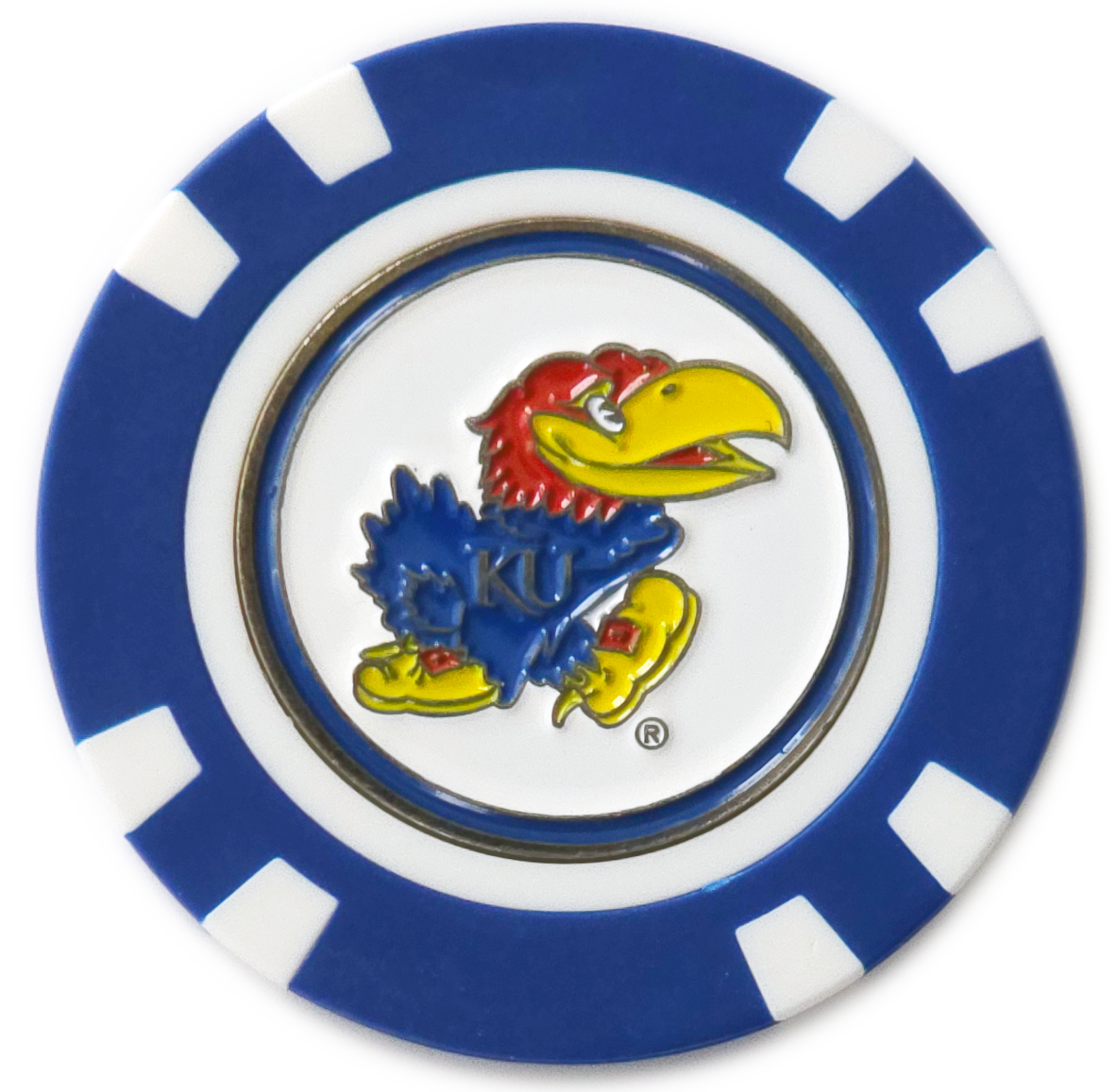 Officially Licensed Kansas Jayhawks Poker Chip Ball Marker