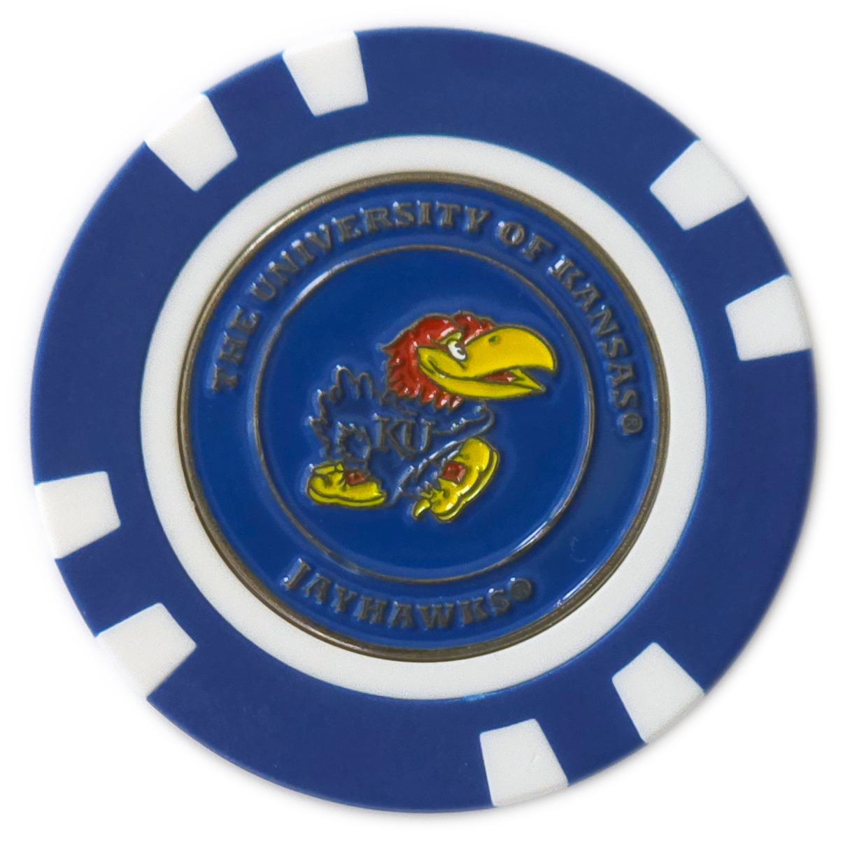 Officially Licensed Kansas Jayhawks Poker Chip Ball Marker