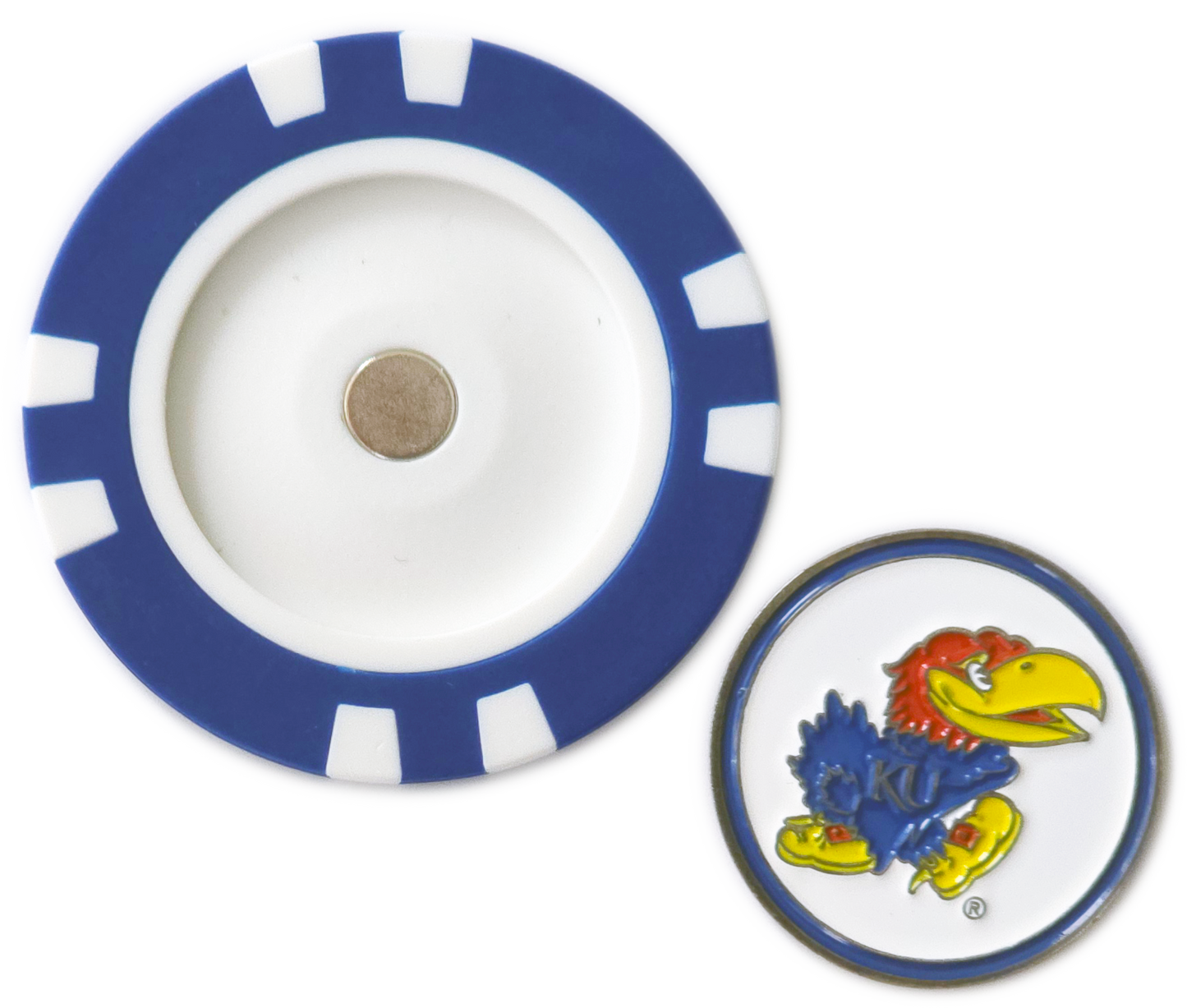 Officially Licensed Kansas Jayhawks Poker Chip Ball Marker