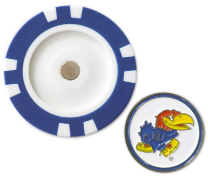 Officially Licensed Kansas Jayhawks Poker Chip Ball Marker