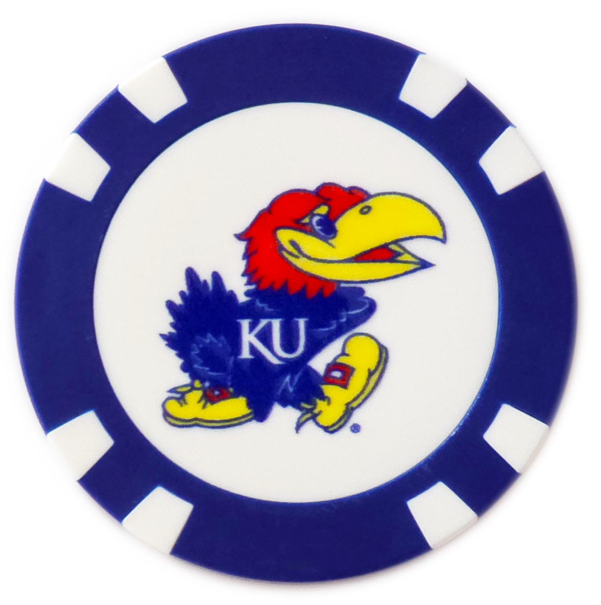 Officially Licensed Kansas Jayhawks Poker Chip Ball Marker