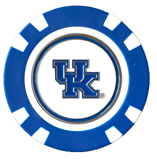 Officially Licensed Kentucky Wildcats Poker Chip Ball Marker