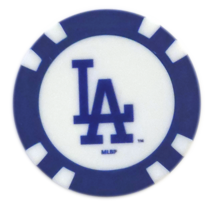 Officially Licensed Los Angeles Dodgers Poker Chip Ball Marker