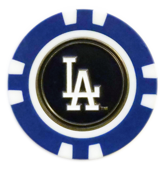 Officially Licensed Los Angeles Dodgers Poker Chip Ball Marker