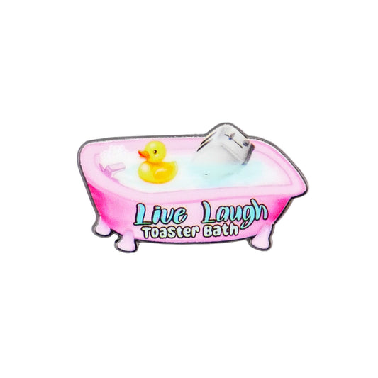 Live Laugh Toaster Bath Ball Marker
