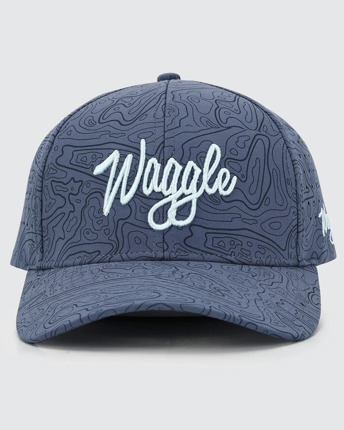 Waggle Low-Profile Snapback Hat - Loon Lake Topographic