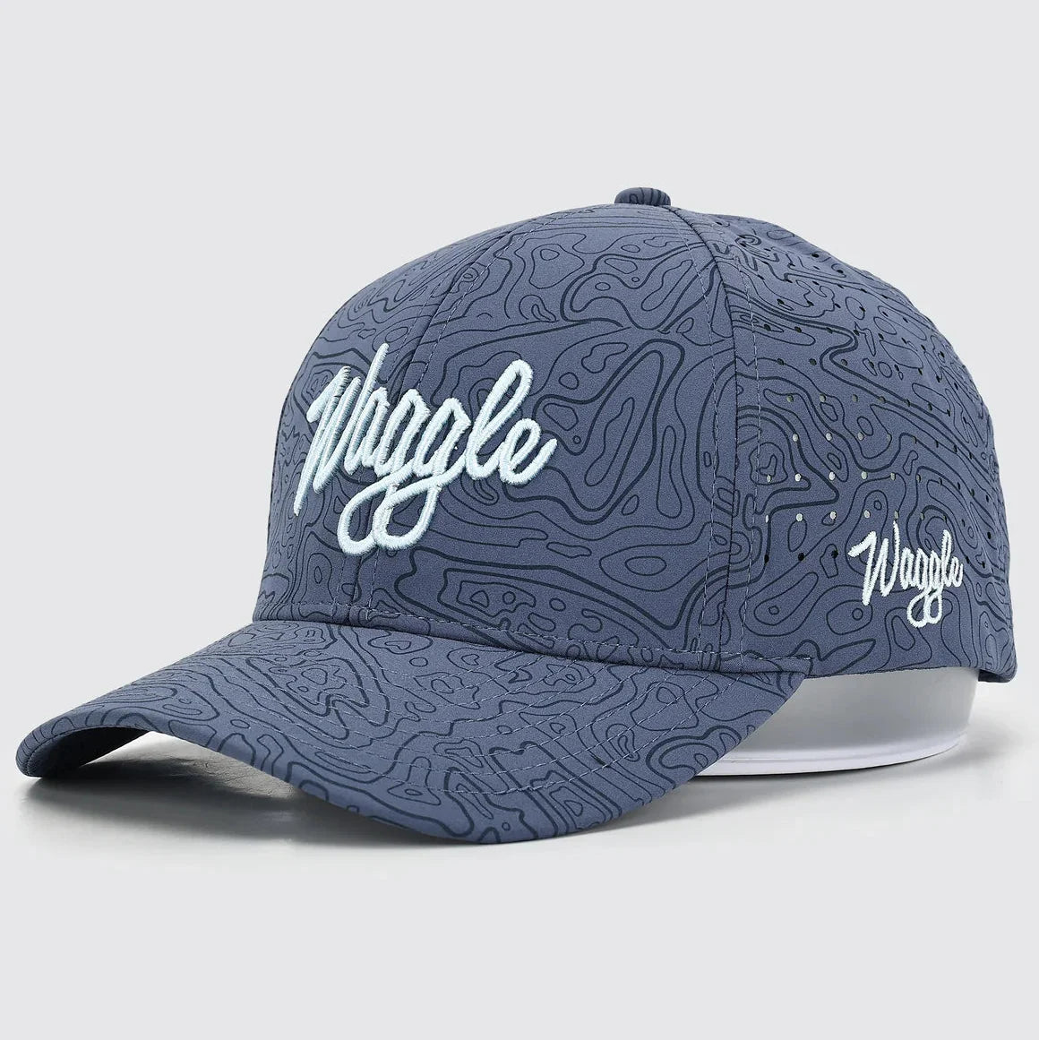 Waggle Low-Profile Snapback Hat - Loon Lake Topographic