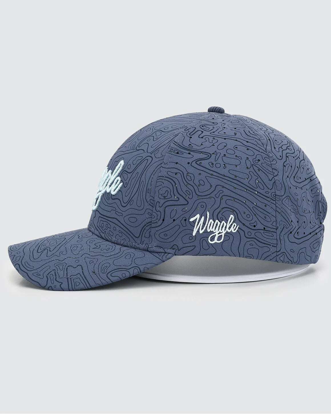 Waggle Low-Profile Snapback Hat - Loon Lake Topographic