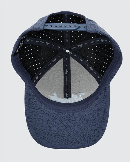 Waggle Low-Profile Snapback Hat - Loon Lake Topographic