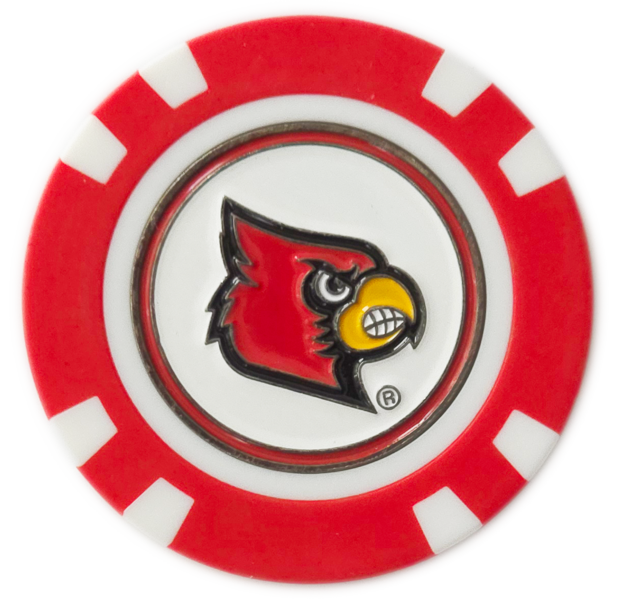 Officially Licensed Louisville Cardinals Poker Chip Ball Marker