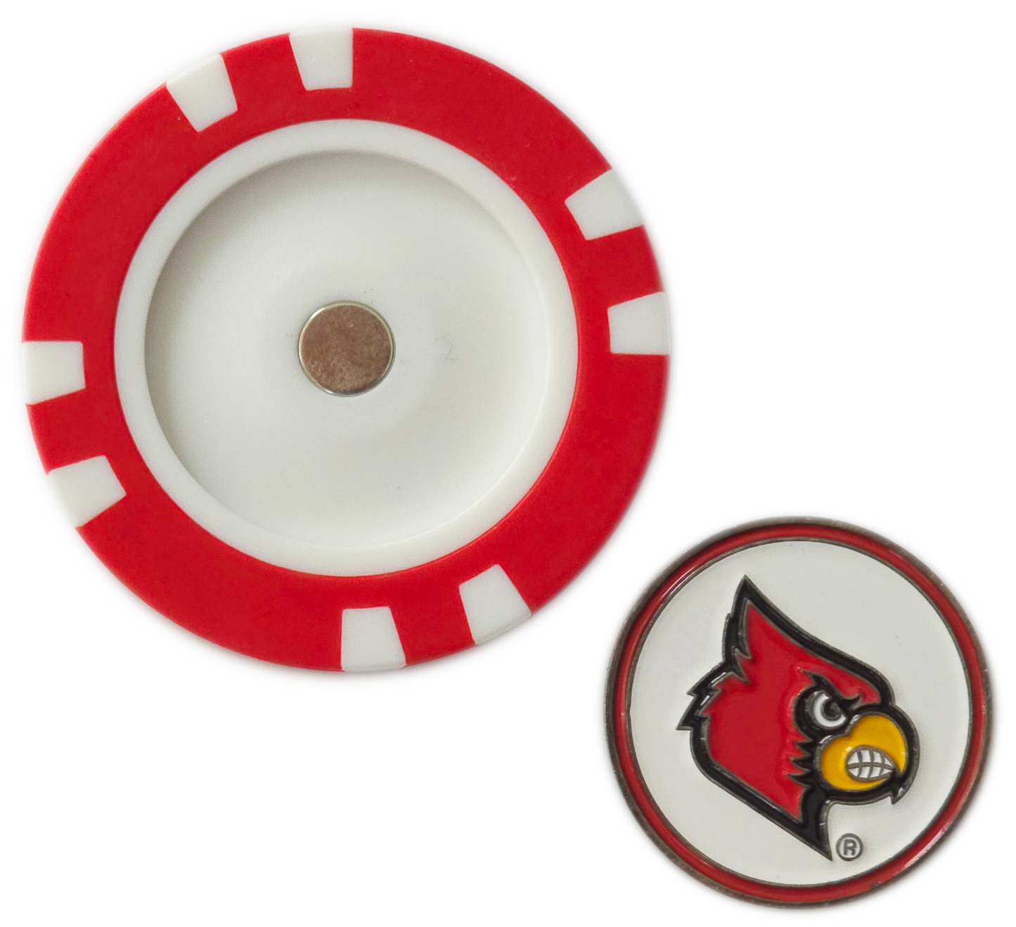 Officially Licensed Louisville Cardinals Poker Chip Ball Marker