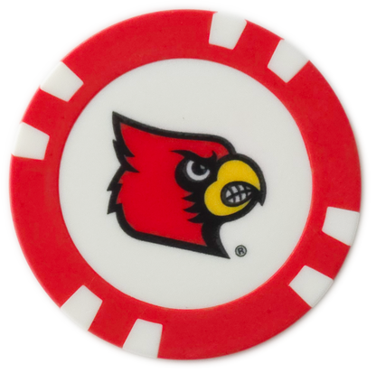 Officially Licensed Louisville Cardinals Poker Chip Ball Marker