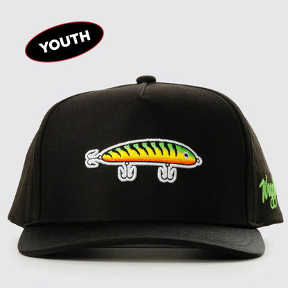 Waggle Original Snapback Hat - Lured In (Youth)