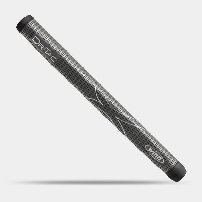 Golf club grip with 'Dri-Tac' and 'Wilt' branding on a light gray background