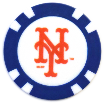 Officially Licensed New York Mets Poker Chip Ball Marker