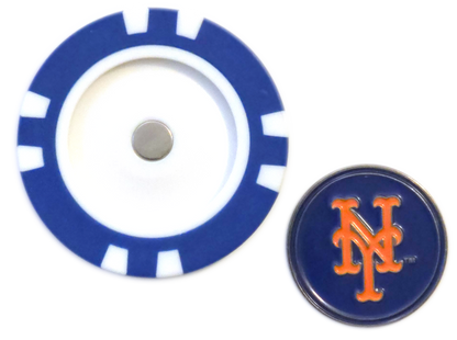 Officially Licensed New York Mets Poker Chip Ball Marker