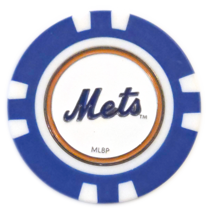 Officially Licensed New York Mets Poker Chip Ball Marker