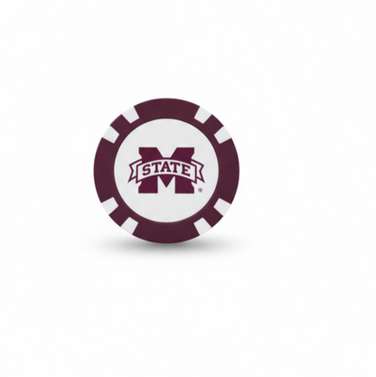 Maroon and white logo with 'MS' on a white background