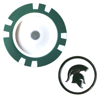 Officially Licensed Michigan State Spartans Poker Chip Ball Marker