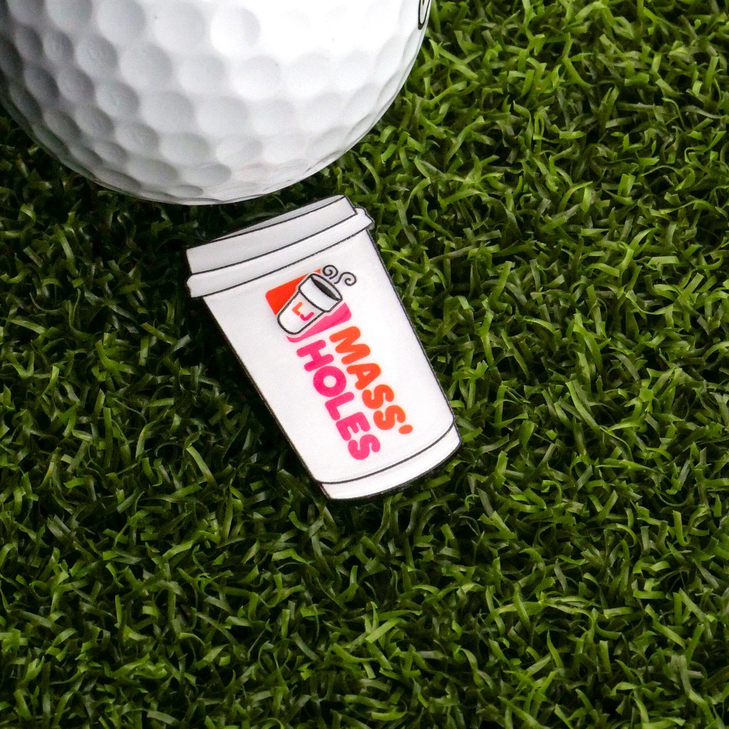 Mass Holes Coffee Ball Marker
