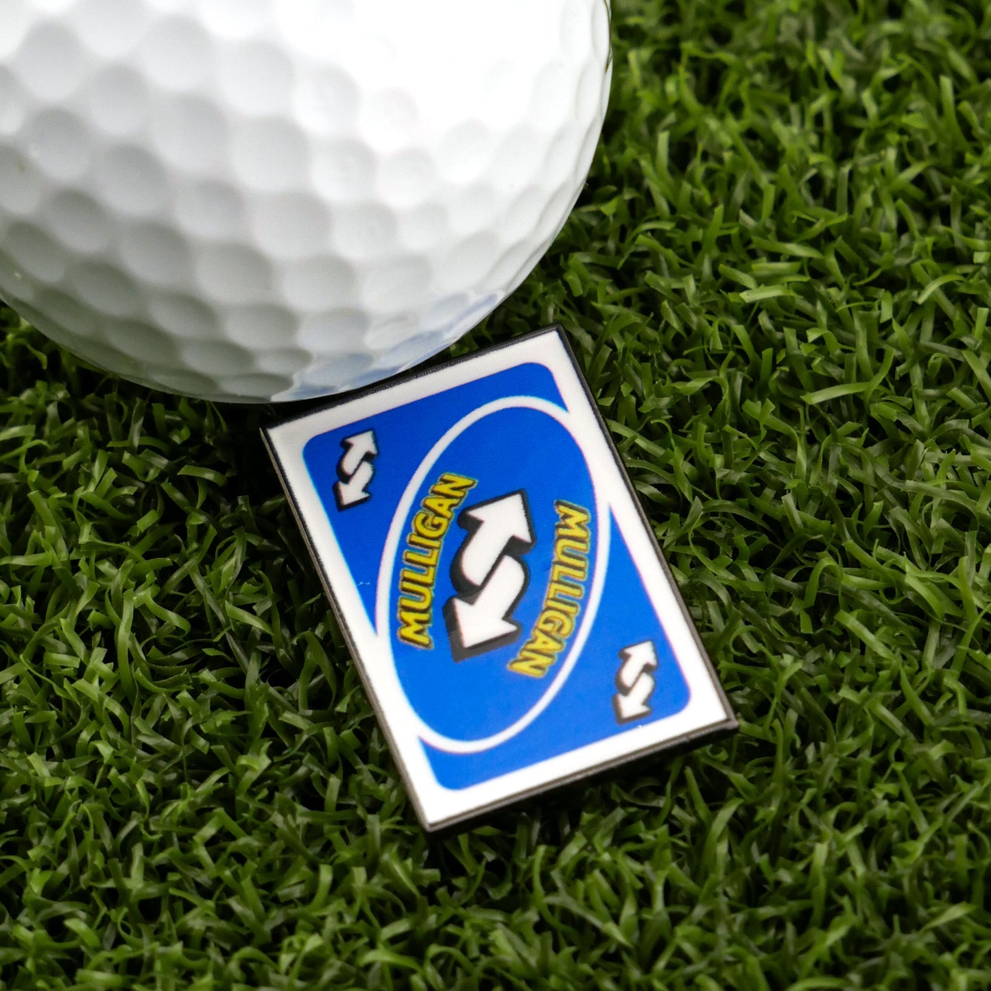 Mulligan Reverse Card Ball Marker