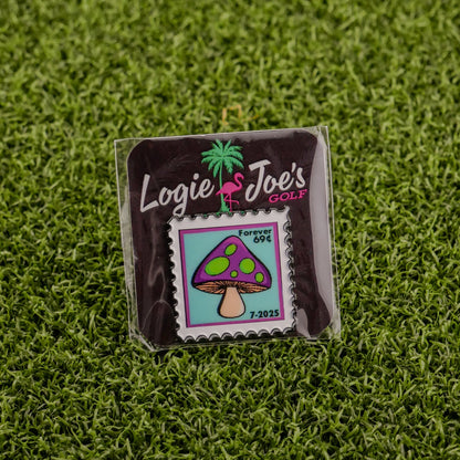 Mushroom Stamp 07/2025 Ball Marker