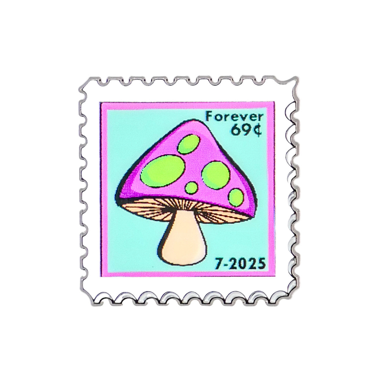 Mushroom Stamp 07/2025 Ball Marker
