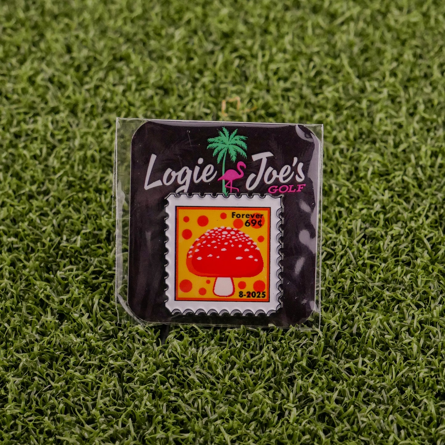 Mushroom Stamp 08/2025 Ball Marker