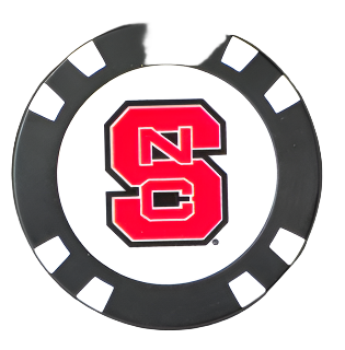 Officially Licensed NC State Wolfpack Poker Chip Ball Marker