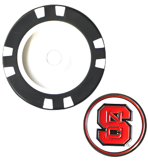 Officially Licensed NC State Wolfpack Poker Chip Ball Marker