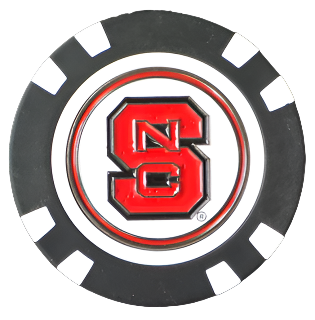 Officially Licensed NC State Wolfpack Poker Chip Ball Marker