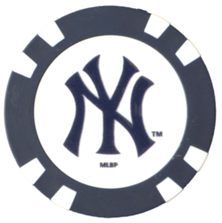 Officially Licensed New York Yankees Poker Chip Ball Marker