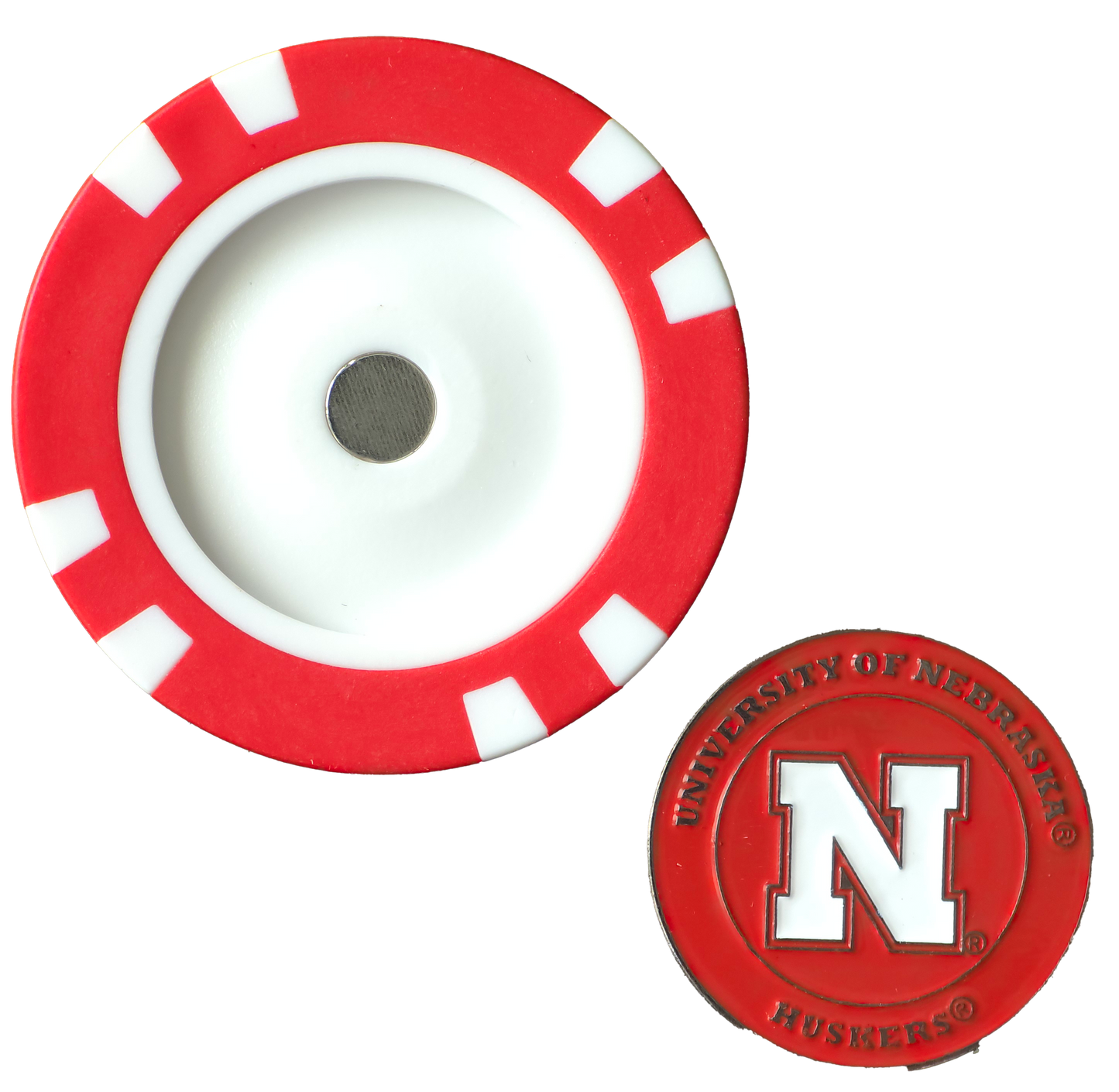 Officially Licensed Nebraska Cornhuskers Poker Chip Ball Marker