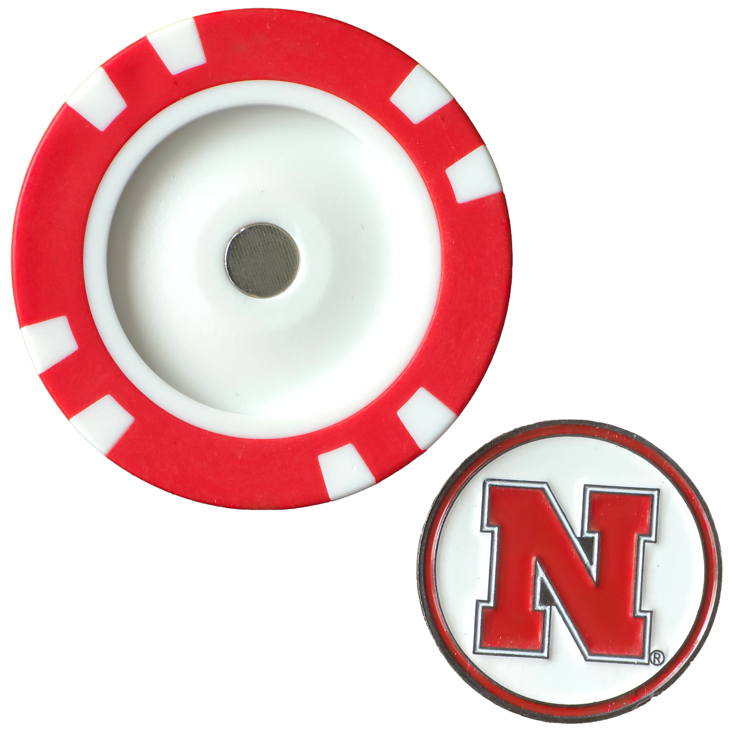 Officially Licensed Nebraska Cornhuskers Poker Chip Ball Marker