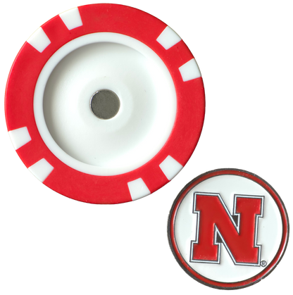 Officially Licensed Nebraska Cornhuskers Poker Chip Ball Marker