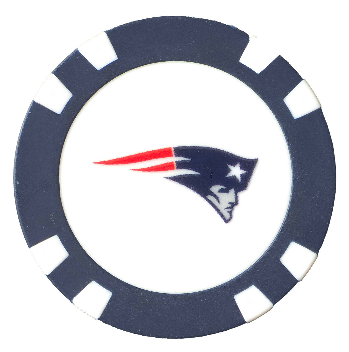 Officially Licensed New England Patriots Poker Chip Ball Marker