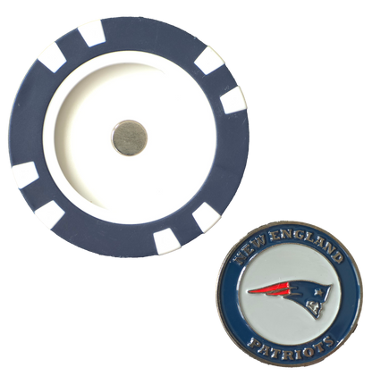 Officially Licensed New England Patriots Poker Chip Ball Marker