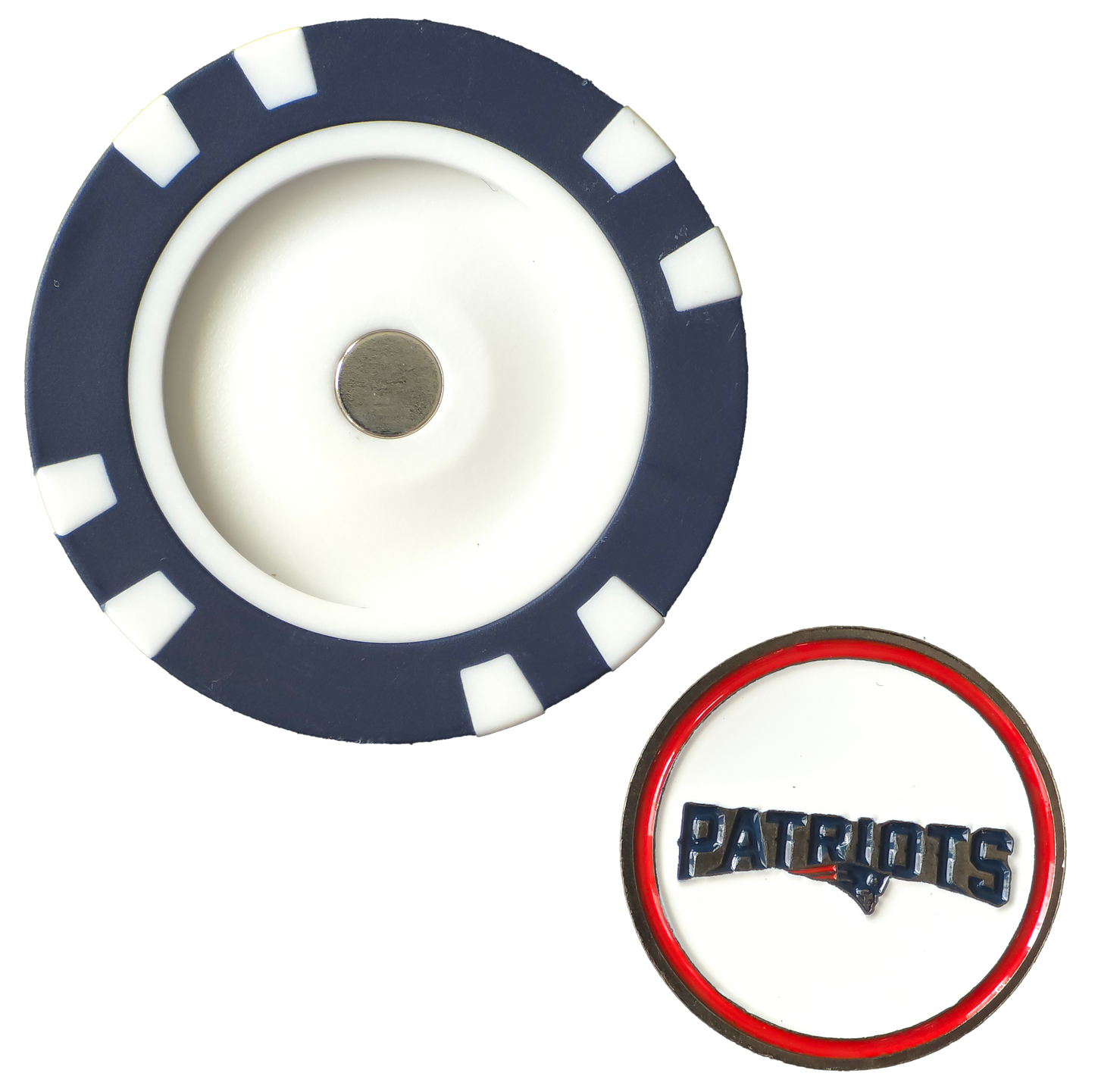 Officially Licensed New England Patriots Poker Chip Ball Marker