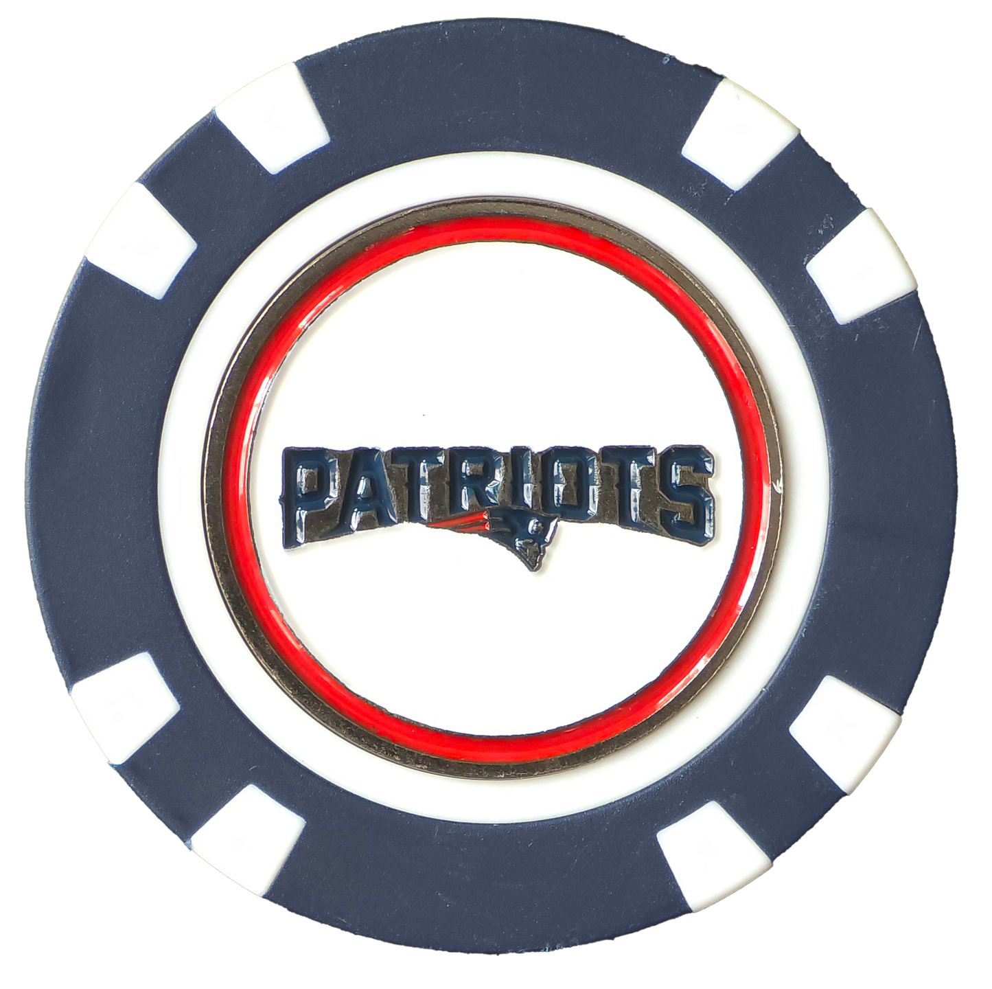 Officially Licensed New England Patriots Poker Chip Ball Marker