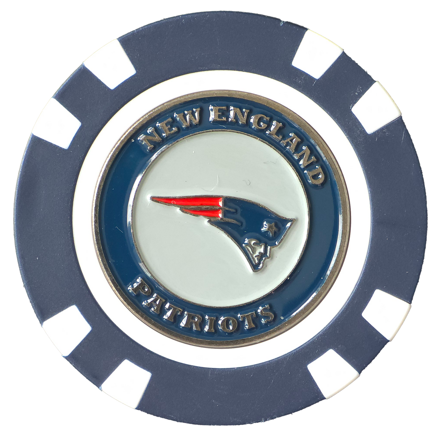 Officially Licensed New England Patriots Poker Chip Ball Marker